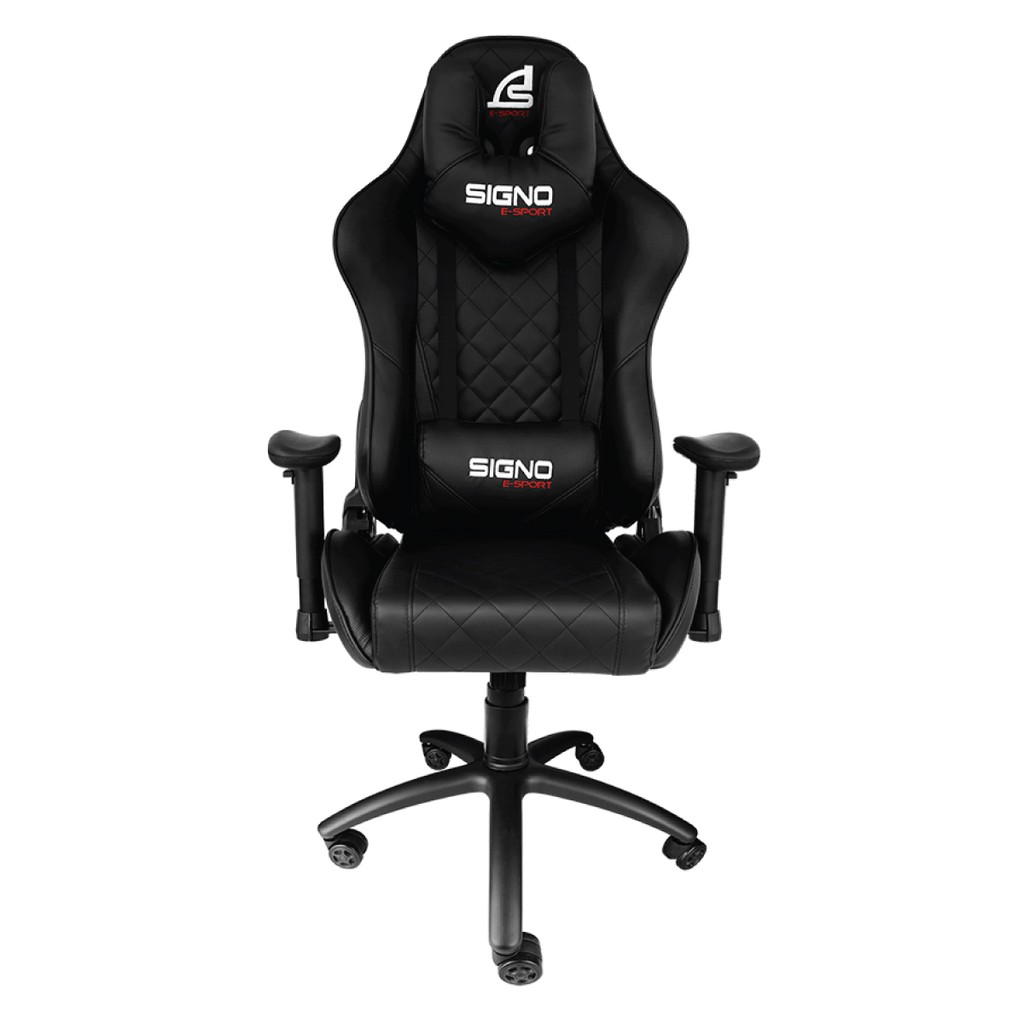 เก้าอี้เกมมิ่ง GAMING CHAIR SIGNO BLACKER GC-205 BLK +20% skill all game!! GC205 GC202