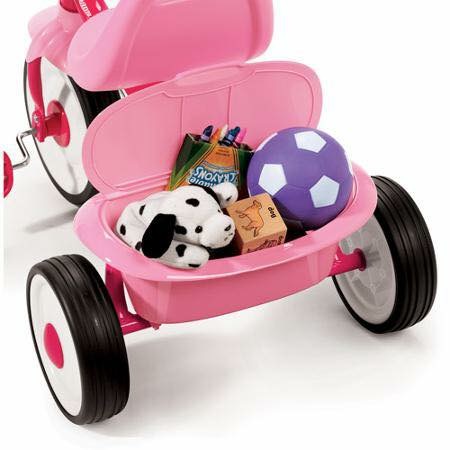จักรยานสามล้อพับเก็บได้สำหรับเด็กเล็ก Radio Flyer Folding Trike 2Go (Pink)