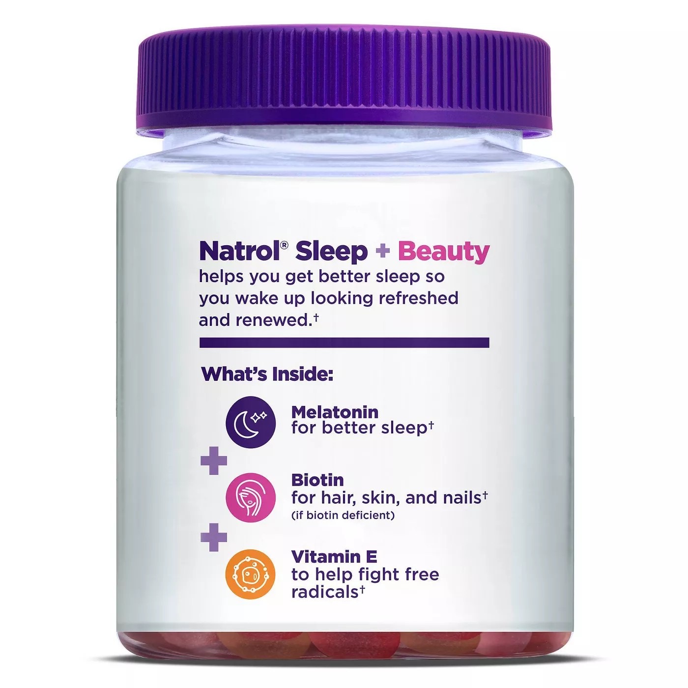 วิตามินเสริมการนอนหลับชนิดกัมมี่ NATROL Sleep + Beauty Gummies
