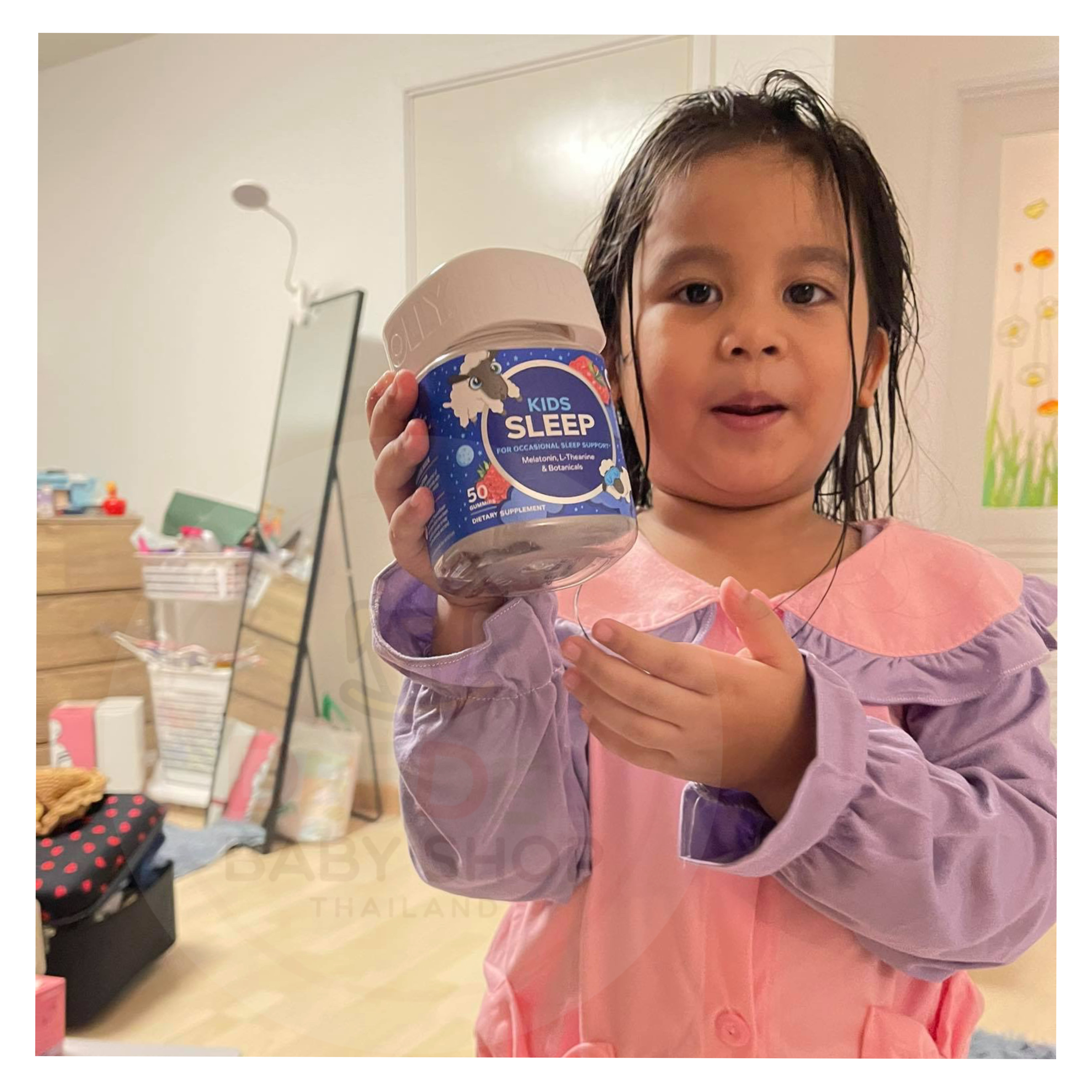 วิตามินเสริมการนอนหลับชนิดกัมมี่สำหรับเด็ก OLLY Kids Sleep Support
