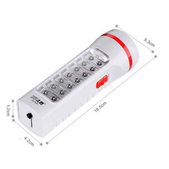 ไฟฉายLEDพร้อมเป็นโคมไฟฉุกเฉินชาร์จไฟได้ในตัว