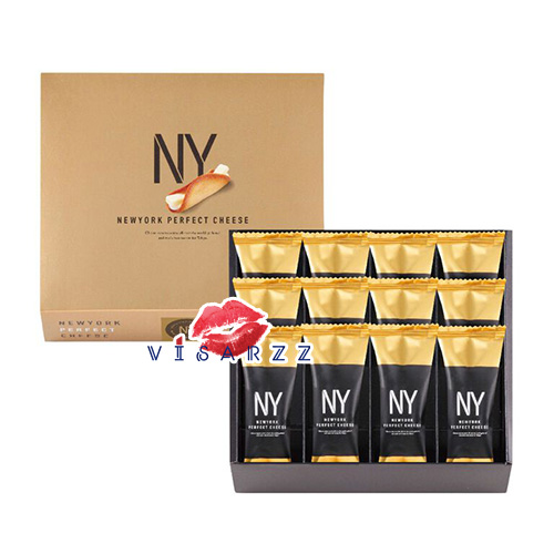 (Exp.08/25) NY Newyork Perfect Cheese 12 ชิ้น New York ขนมสอดไส้ชีสที่นำเข้าจากเดนมาร์ก ผสมครีมนมสดและไวท์ช็อกโกแลต
