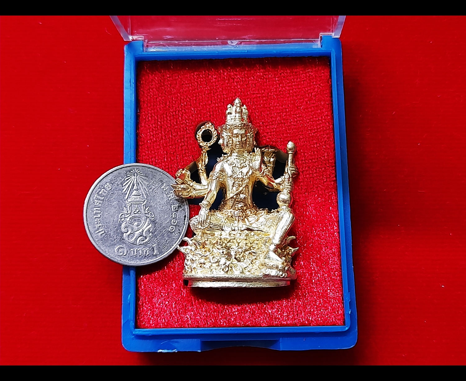 พระพรหม ฐานบรรจุตะกรุดมวลสาร #รับประกันแท้และทันยุคเสก - หลวงพ่อหวั่น วัดคลองคูณ