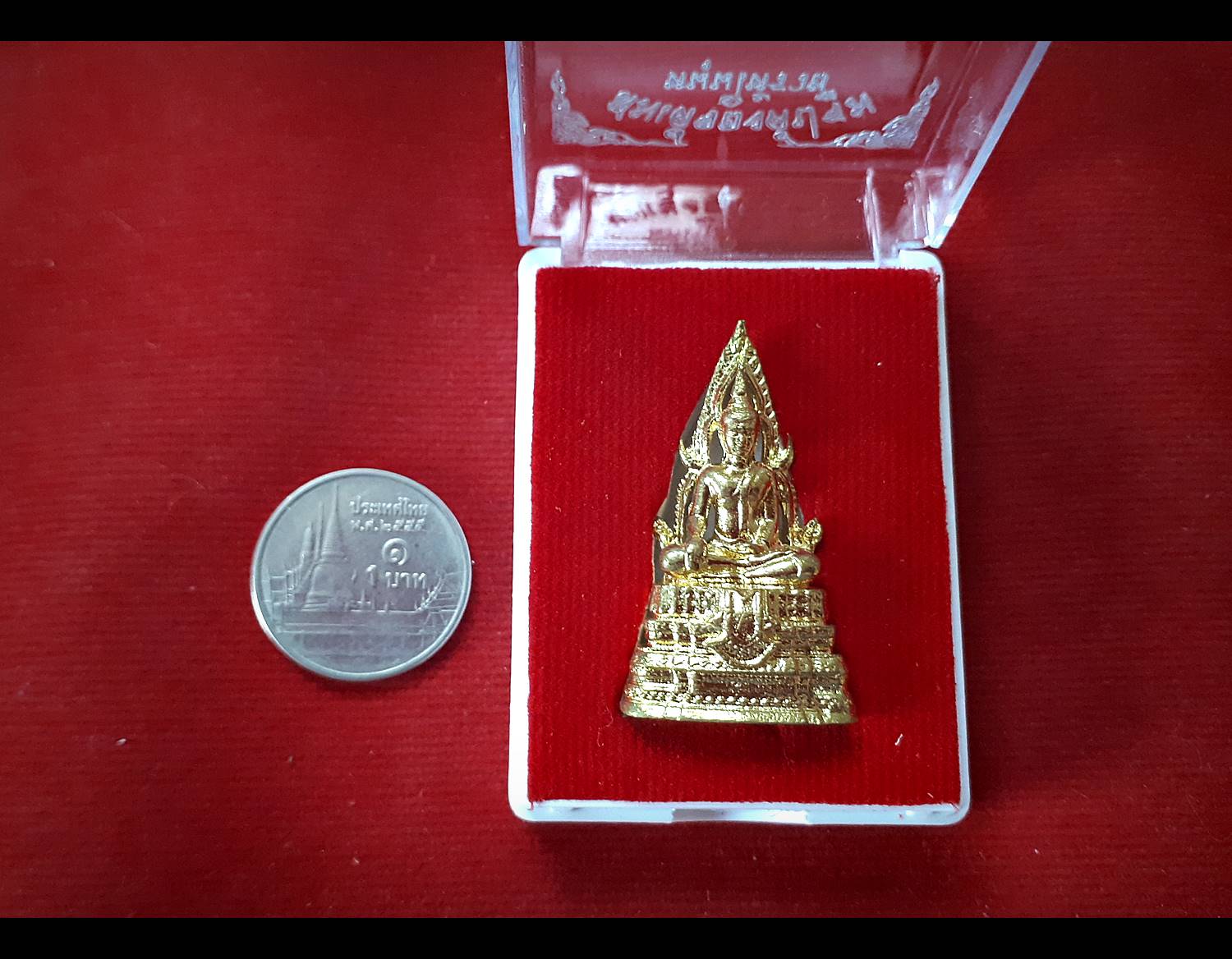 สมเด็จองค์ปฐม เนื้อทองทิพย์ ปี2562 - หลวงพ่อหนุน วัดพุทธโมกข์