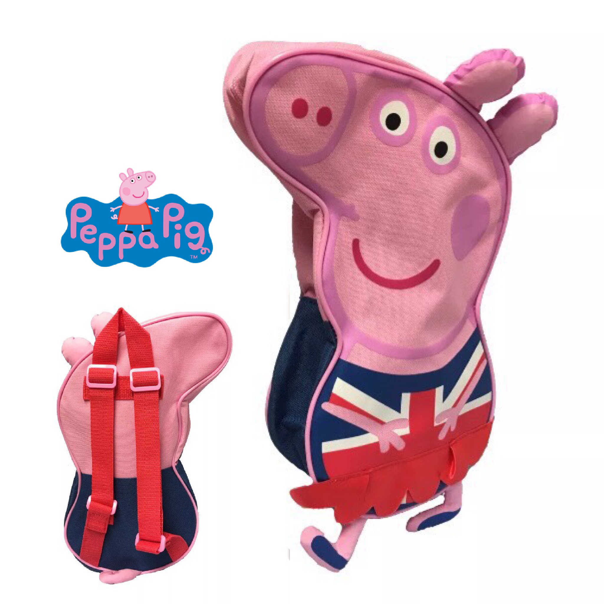 กระเป๋าเป้สะพายหลังสำหรับเด็ก Peppa Pig Limited Edition Rucksack (Peppa Pig & Union Jack with Tutu)