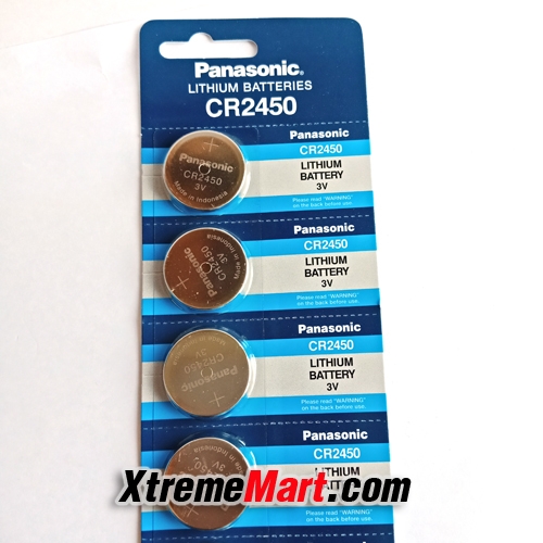 ถ่านกระดุม Panasonic CR2450 3V Lithium Battery ของแท้ (ก้อนละ)