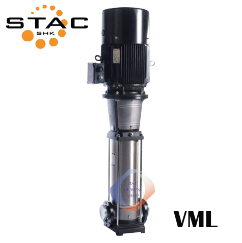 STAC VML ปั้มน้ำสแตนเลสแนวตั้งหลายใบพัด