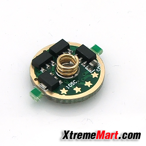 วงจร AMC7135*8 2800mAh 5-Mode 4Groups Flashlight circuit board Anti-reverse For Cree XM-L, XM-L2, XP-L