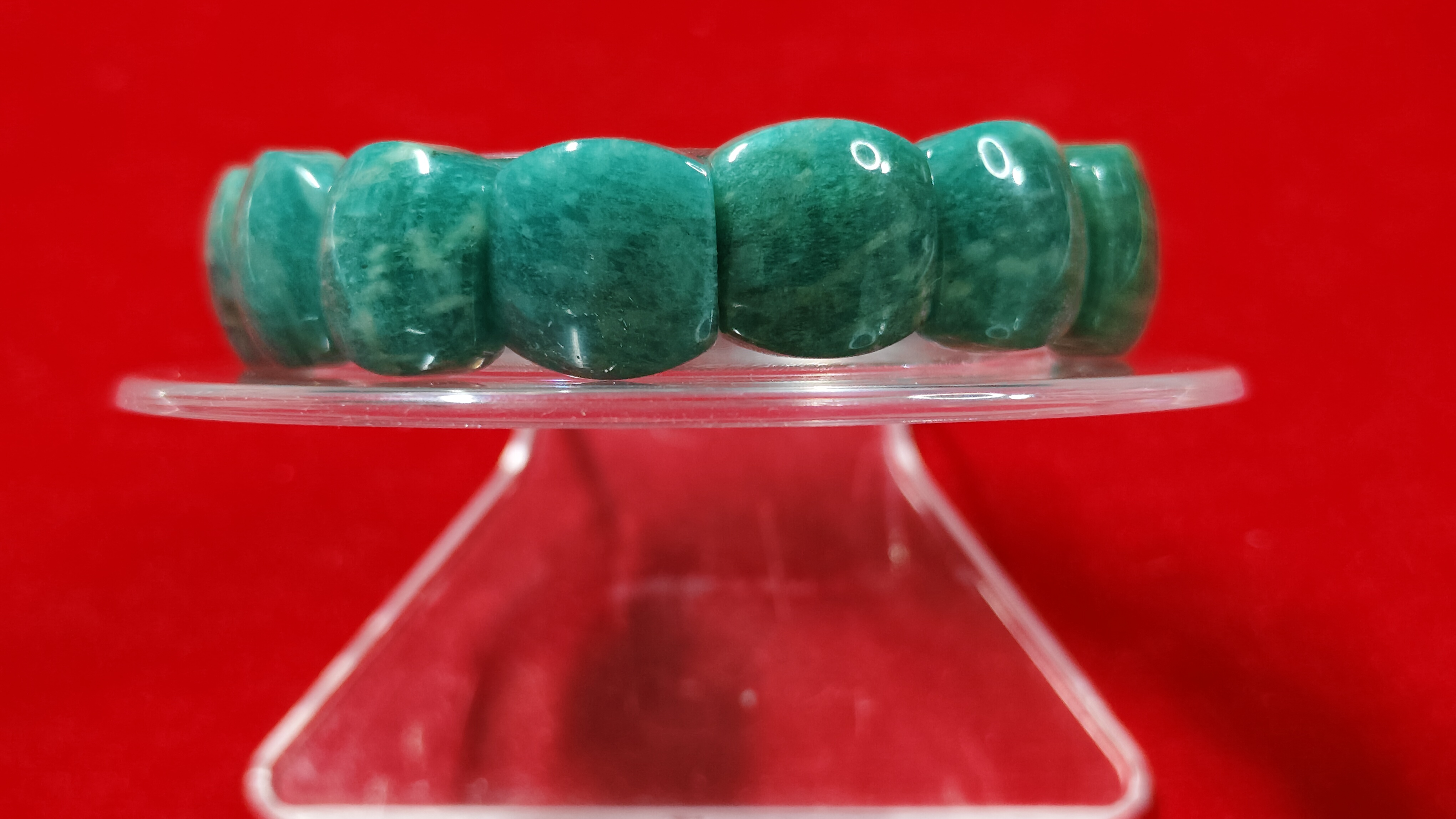 #ข้อมือหินอมาโซไนต์รหัสbh-0039