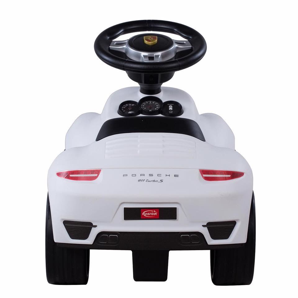 รถซุปเปอร์คาร์ขาไถลิขสิทธิ์แท้ของรถยนต์ Porsche รุ่น Porsche 911 Turbo Push Car - White