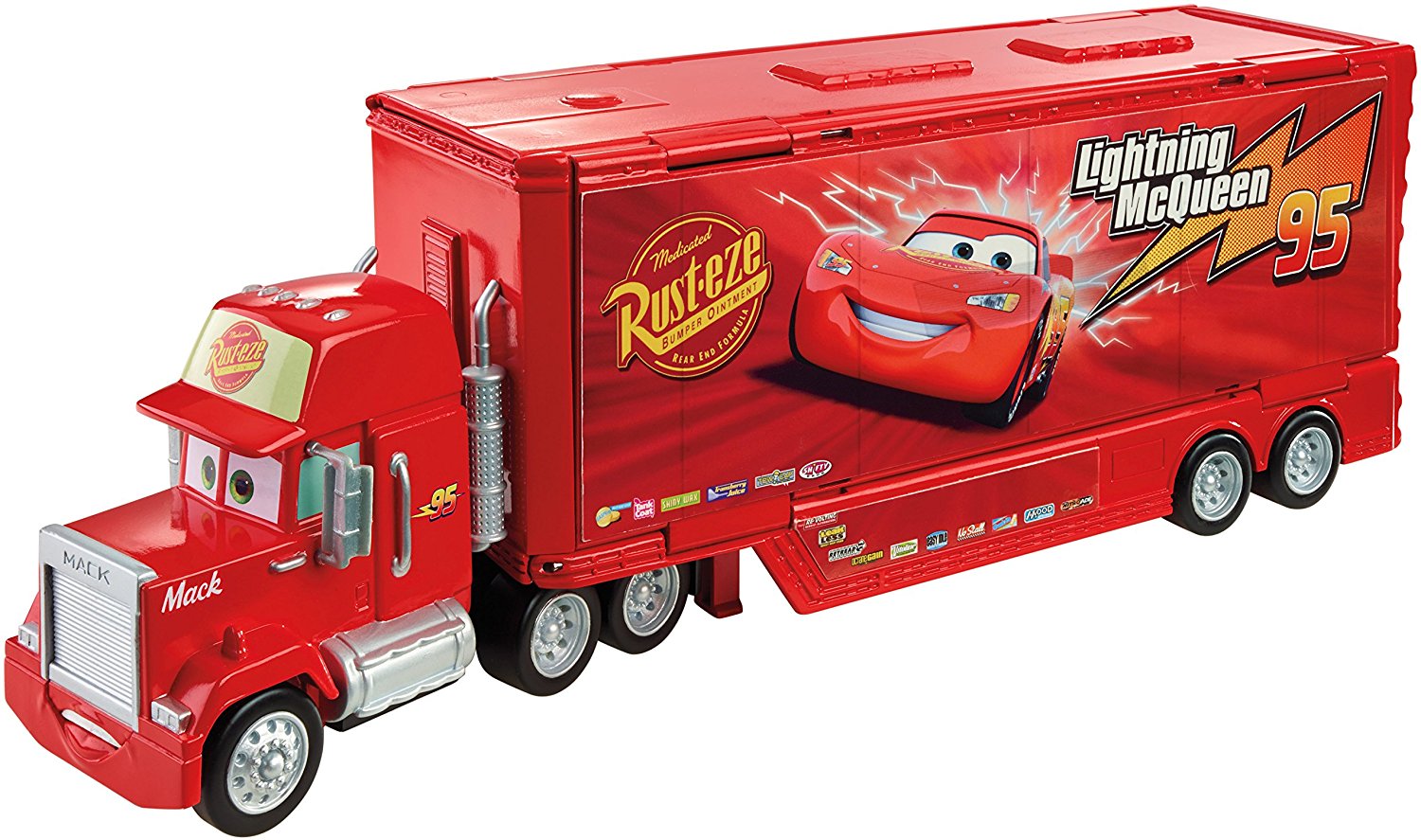 กล่องรถพร้อมกิจกรรมซ่อมบำรุงรถยนต์ Disney Pixar Cars Wheel Action Drivers Mack Playset