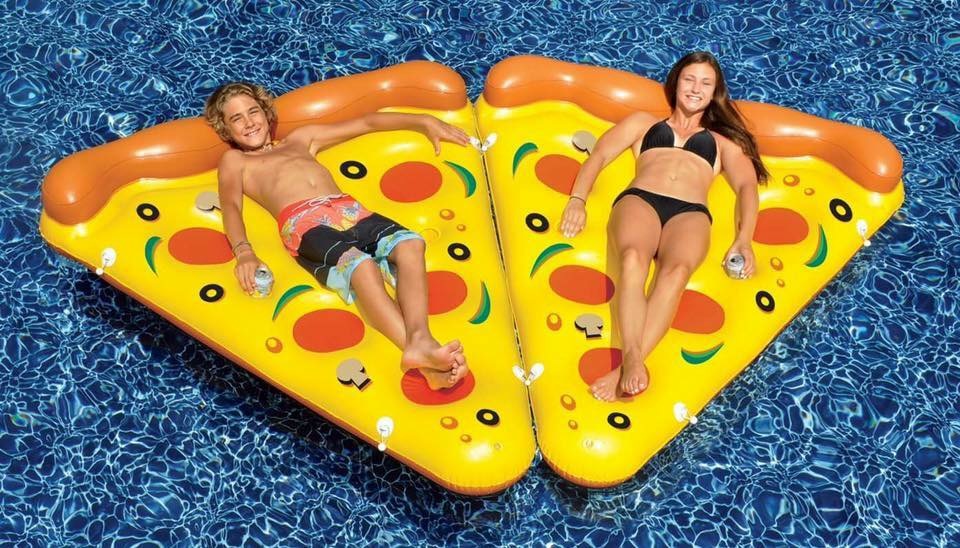 พูลโฟลทพิซซ่ายักษ์ Pool Float Giant Inflatale Cheese Pizza Slice