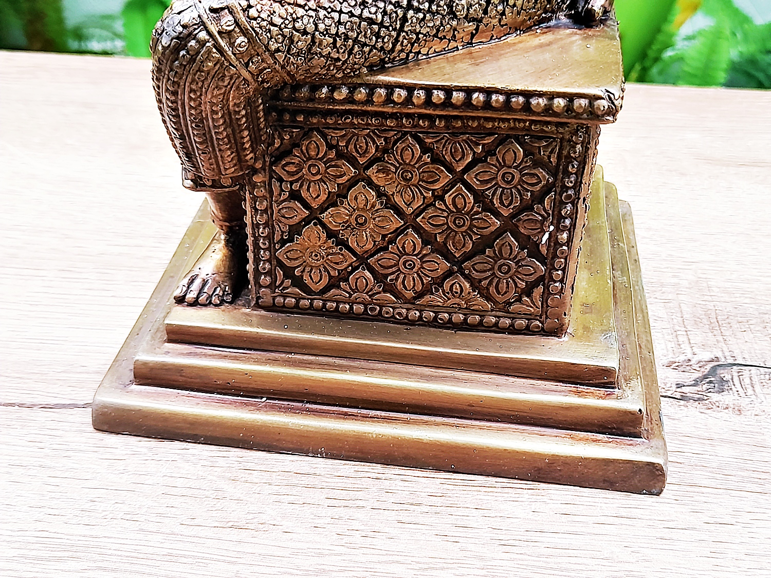 รูปหล่อ พระพรหม รุ่นแรก (ขนาดบูชา หน้าตัก5นิ้ว สูง8นิ้ว) เนื้อทองเหลือง(ผสมมวลสาร) ใต้ฐานบรรจุเกศา ปี2563 #รับประกันแท้ - หลวงพ่อบ๊ะ วัดโพธิ์ลังกา