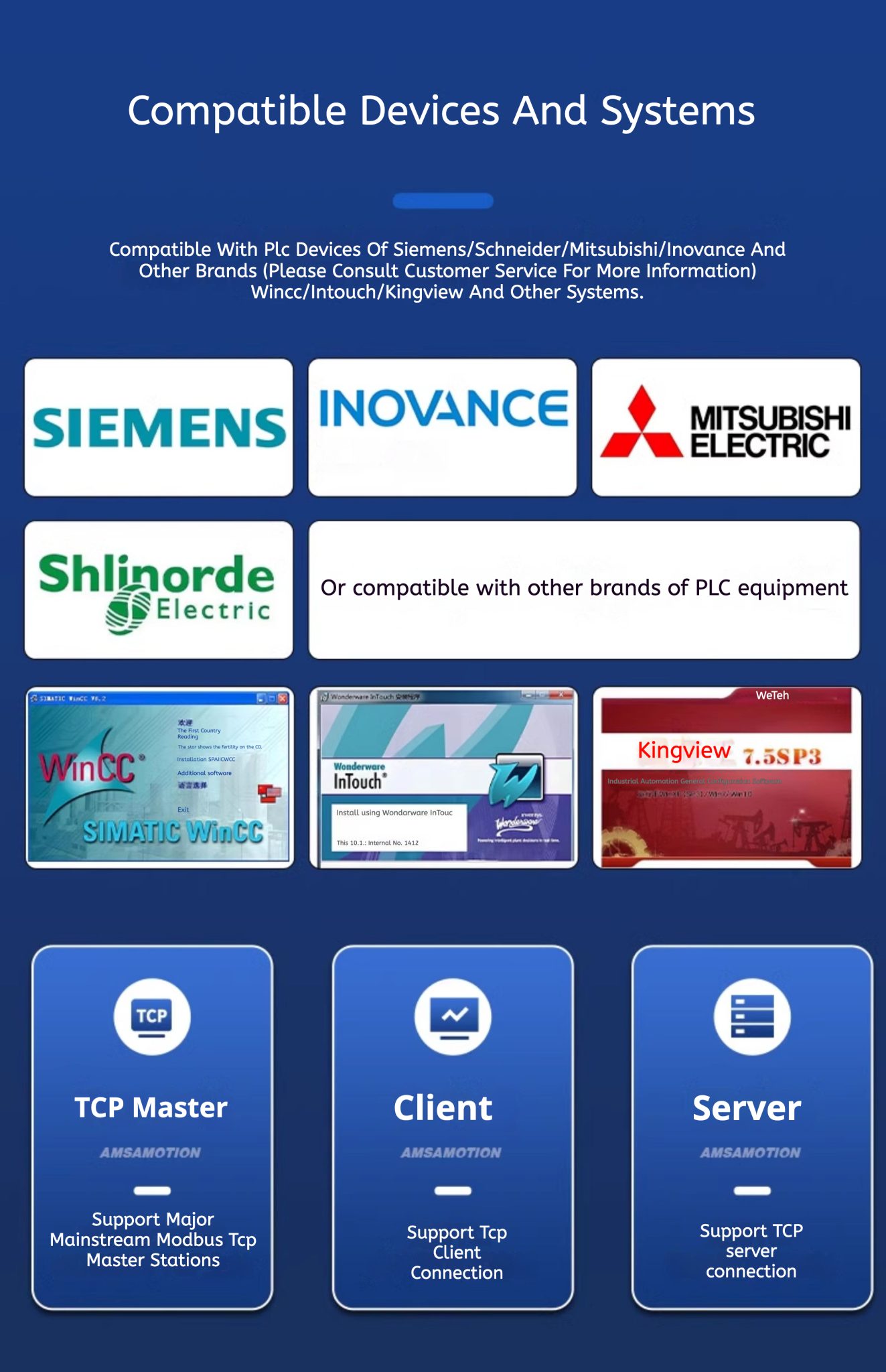 Modbus TCP/IP Remote IO AMSAMOTION