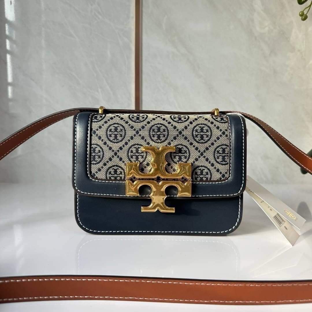 Tory Burch Eleanor Classic Jacquard Bag (แอดไลน์ก่อนสั่งซื้อ)