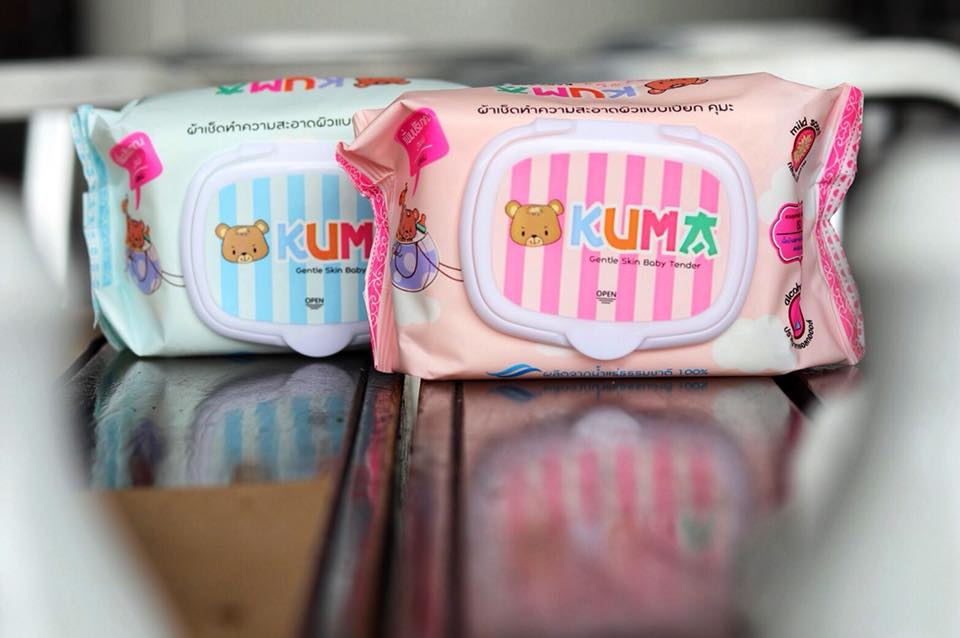 P01472 ทิชชู่เปียกตรา KUMA ราคาส่งต่อ 1 ลัง :3 โหล : 36 ห่อ (180 บ/โหล เฉลี่ย 15 บ/แพค ขายส่งทุกอย่าง 20 บาท)