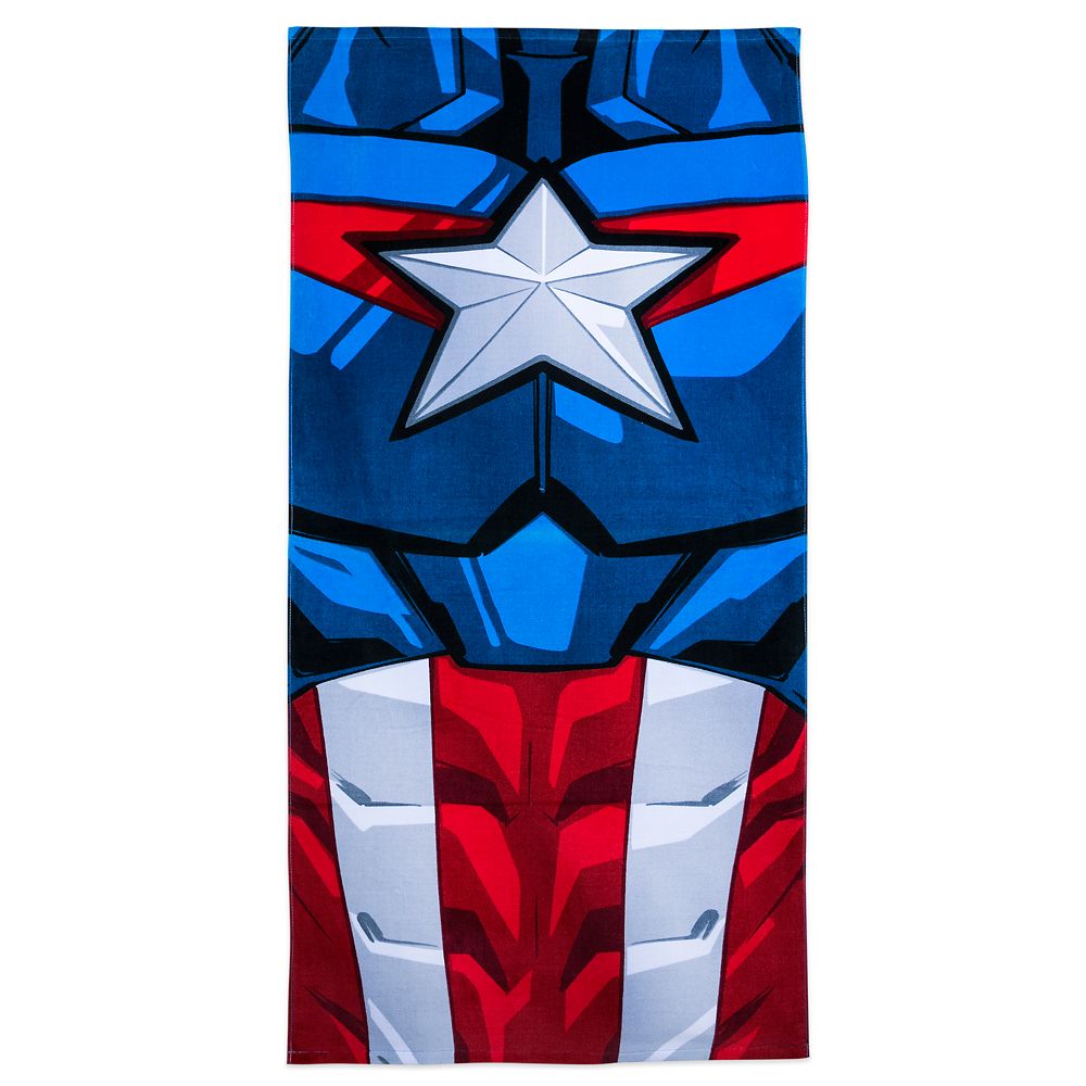 ผ้าเช็ดตัว Disney Captain America Beach Towel จาก Disneystore อเมริกา