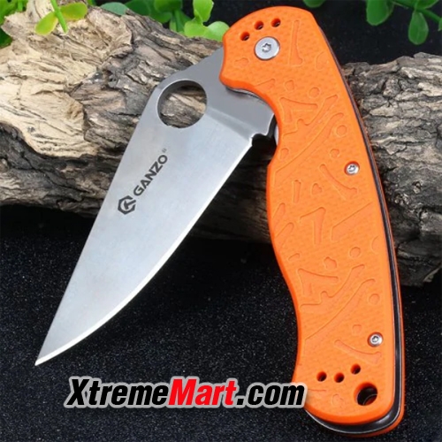 มีดพับ Ganzo G730-OR Liner Lock Folding Pocket Knife (สีส้ม)