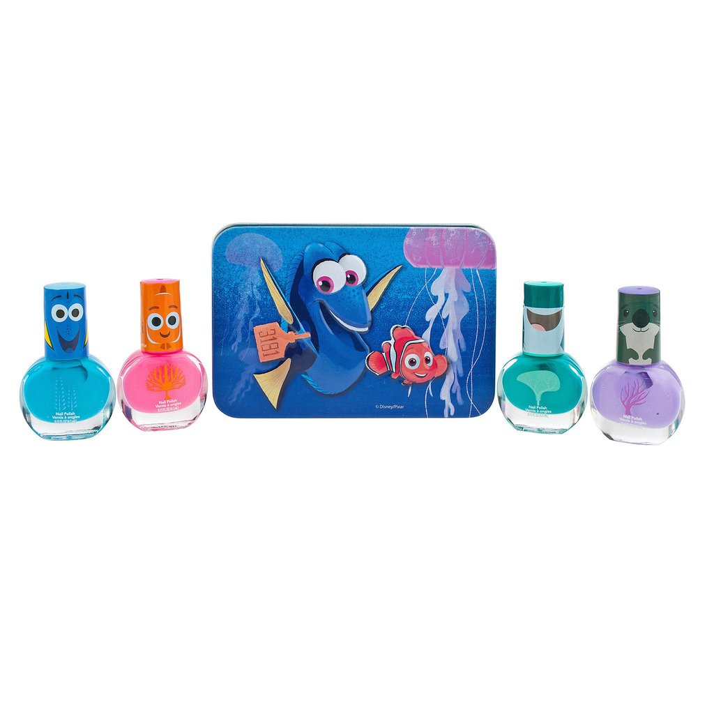ชุดยาทาเล็บปลอดสารพิษสำหรับเด็กพร้อมกล่องบรรจุ TownleyGirl 4-Pack Nail Polish with Carrying Case (Finding Dory)