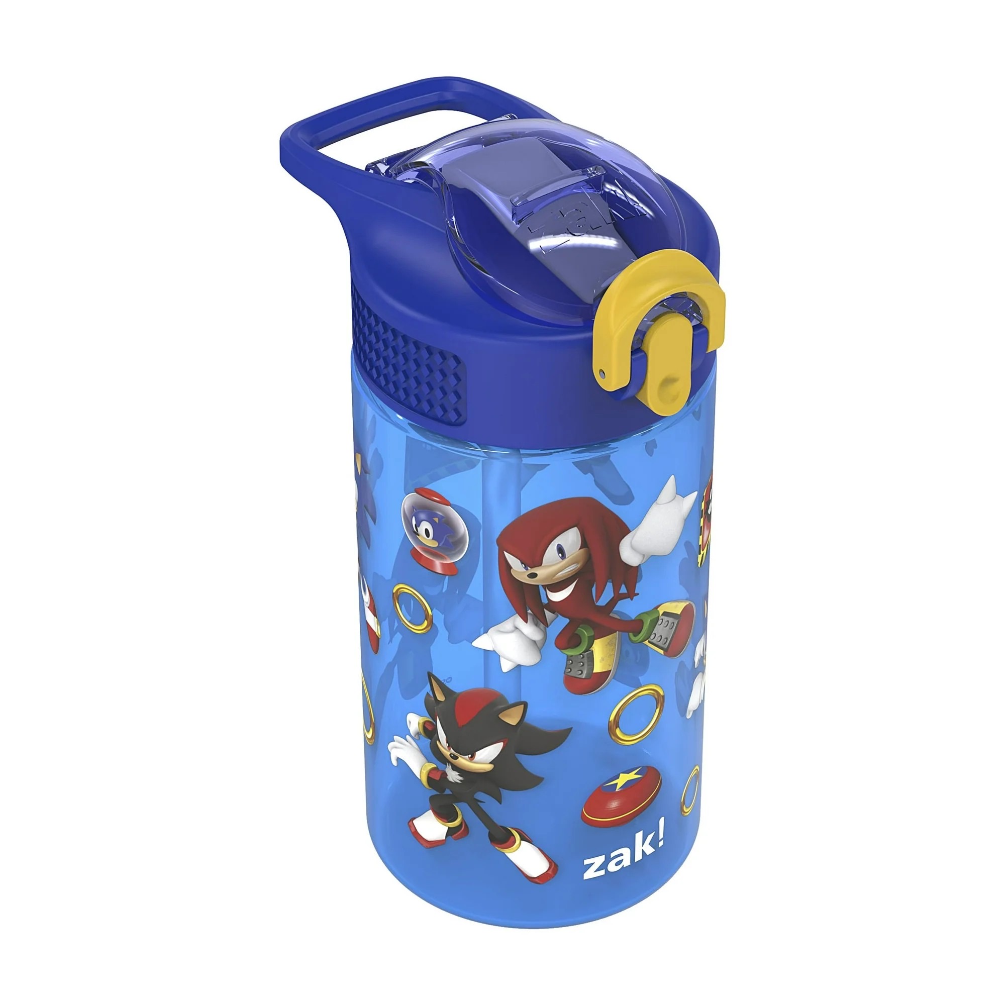 กระติกน้ำพร้อมหลอดดื่มสำหรับเด็ก Zak! Sonic 16 Oz. Reusable Water Bottle with Straw
