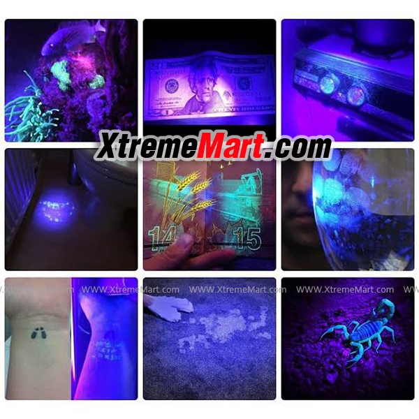 ชุดเซตไฟฉาย UV AloneFire รุ่น SV004 / 501B หลอด LG Ultra VIOLET UV Light 10W 365nm ไฟฉายตรวจธนบัตร, ปัสสาวะสัตว์เลี้ยง