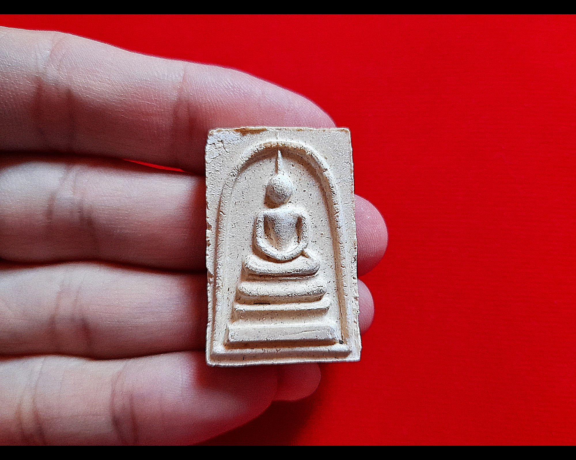 พระสมเด็จ ฐาน3ชั้น หลังตราปั้มแดง ปี48 #รับประกันแท้และทัน - หลวงพ่อฉาบ วัดศรีสาคร จ.สิงห์บุรี