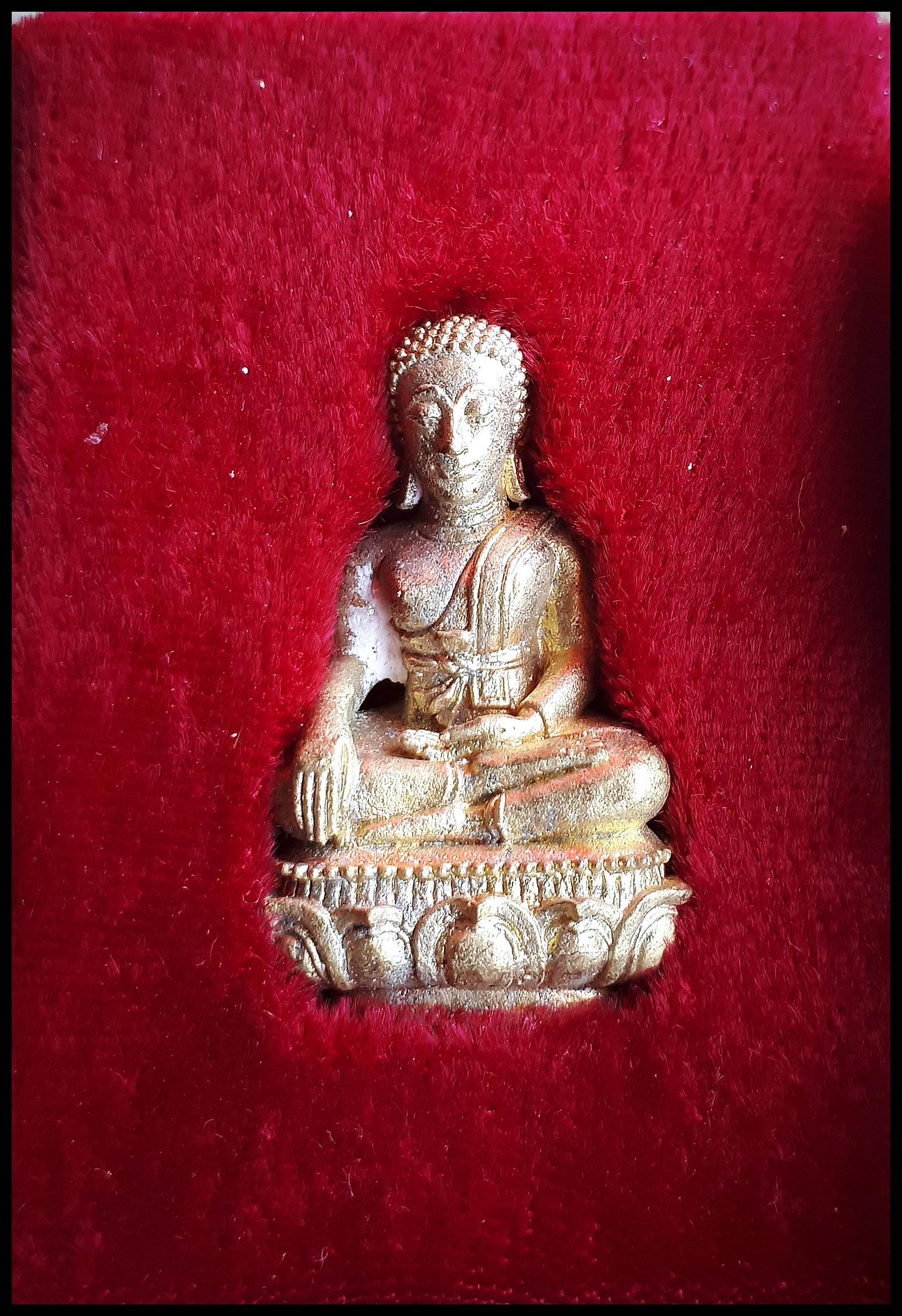 รูปหล่อ พระปัจเจกพระพุทธเจ้า รุ่นแรก (ขนาดลอยองค์) เนื้อชนวน ครูบากฤษดา วัดสันพระเจ้าแดง(วัดป่ายาง) จ.ลำพูน ปี2562