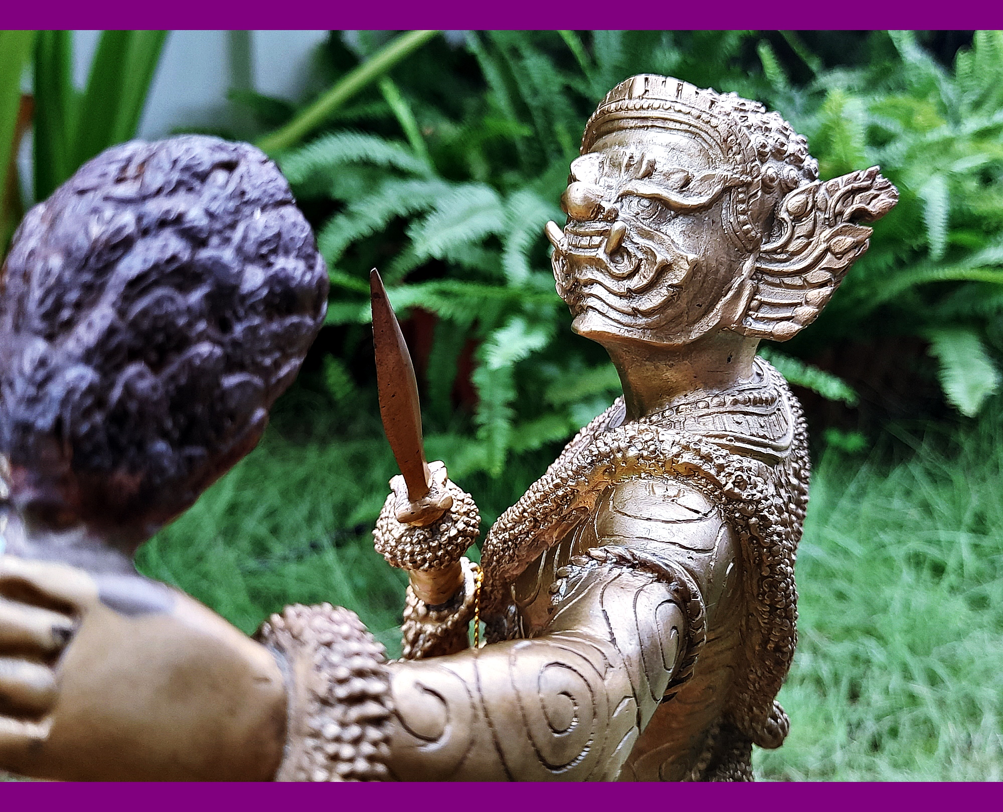 รูปหล่อ พระพิราพ เนื้อโลหะชนวน(ทองเหลืองผสมชนวน) องค์เททอง#นำฤกษ์ (สูง12นิ้ว ฐาน9นิ้ว) ปี2563 #รับประกันแท้