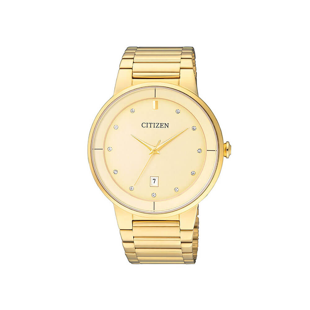 Citizen Analog Gold Dial Men's Watch - BI5012-53P