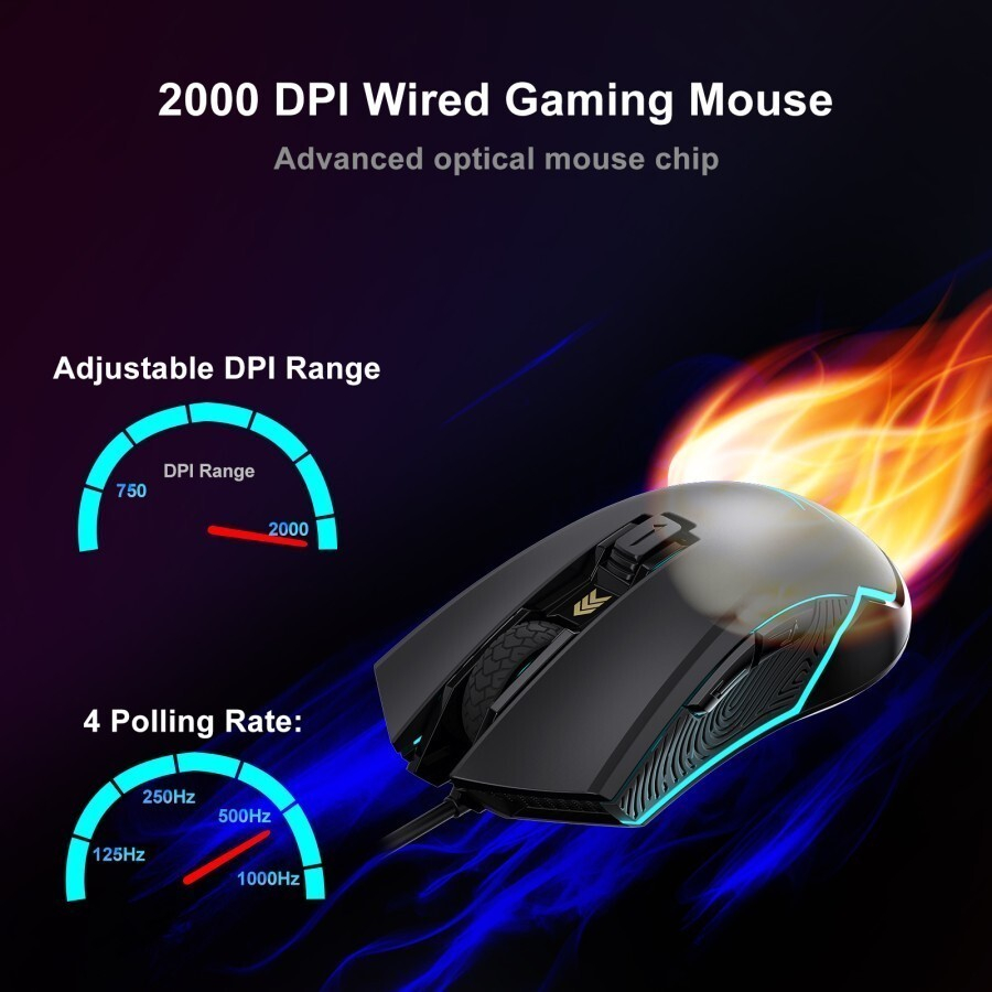 Mouse Gaming ALTEC LANSING ALGM-9002 Wireless & Wired 4800DPI-ALGM9002