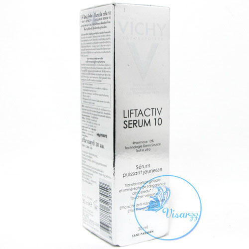 (Exp.04/17) Vichy Liftactiv Serum 10 Youth Enhancing Serum Sensitive Skin (Paraben-Free) 30 mL เซรั่มลดเลือนริ้วรอย ให้ผิวหน้าเต่งตึง