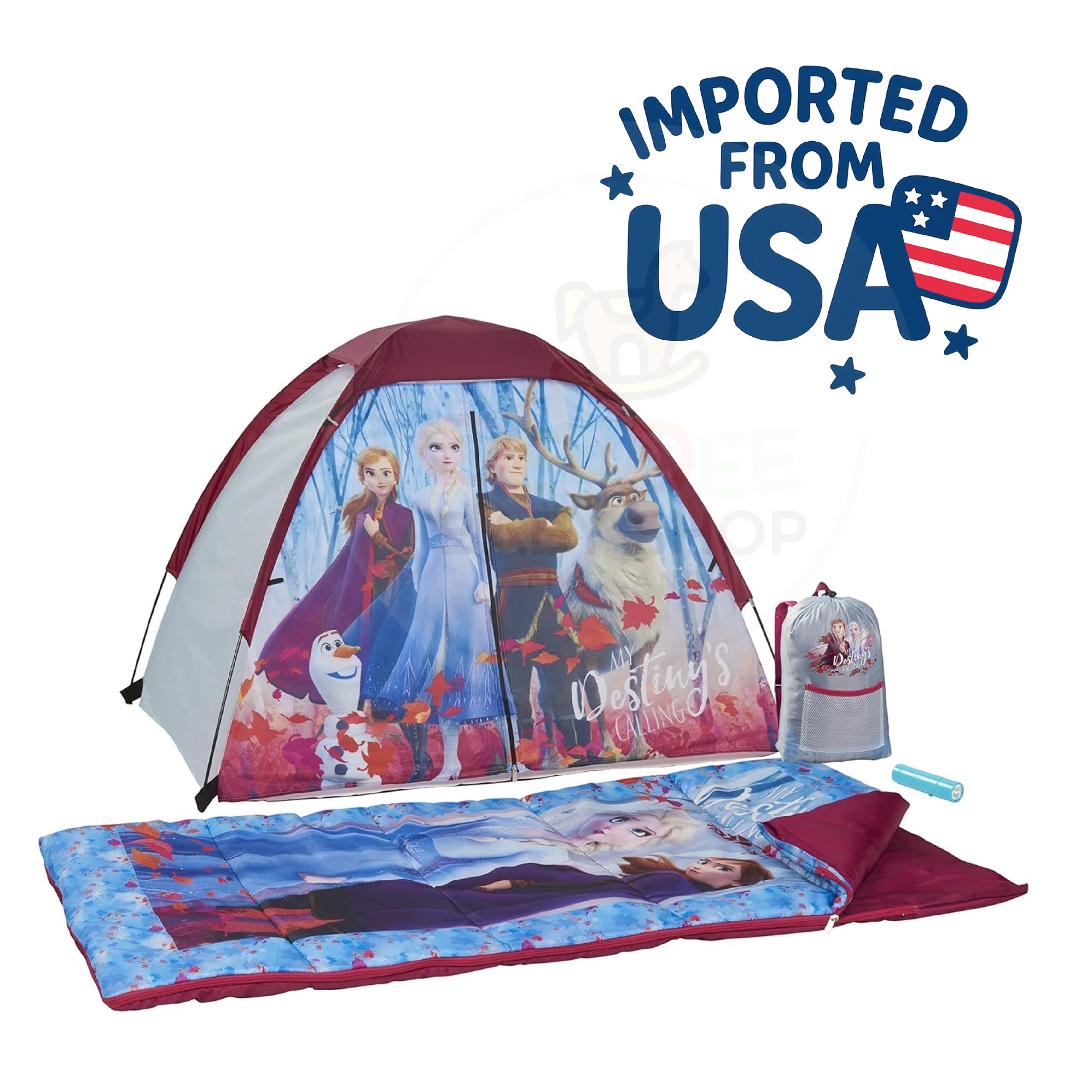 เต็นท์แคมปิ้งพร้อมอุปกรณ์สำหรับเด็ก Disney Frozen Fun Camp Kit