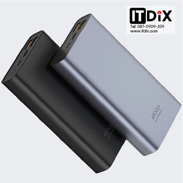 แบตสำรอง Eloop E37 22000 mAh Quick Charge 3.0