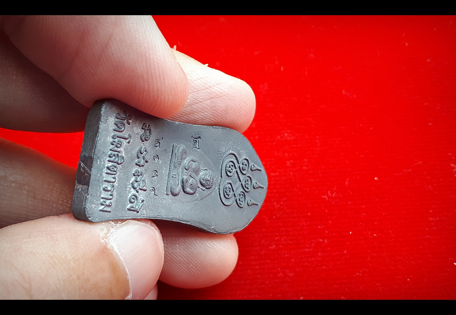 พระสีวลี หลัง พระสังกัจจาย เนื้อชินเงิน ผสมมวลสารเก่า หลวงพ่อกวย รุ่นแรงครู ปี2560 #รับประกันแท้