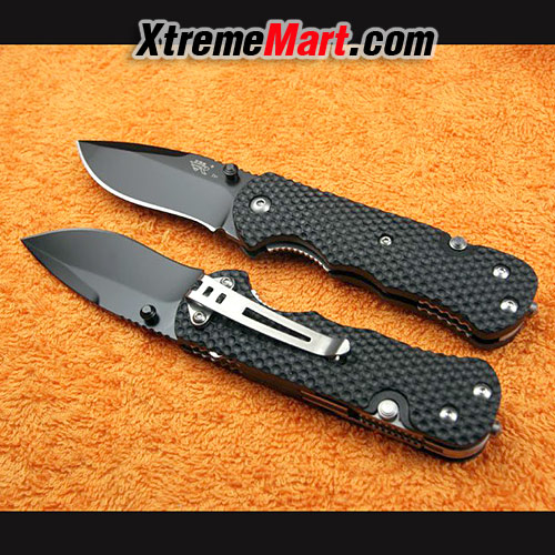 มีดพับ SANRENMU รุ่น 7045 SRM G10 (ด้ามสีดำ) 4 in 1 Multi-functional tools Knife ZB4-T21