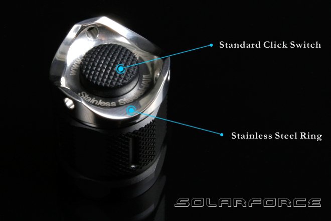 ไฟฉาย Solarforce M6 CREE XM-L (T6) high power output LED Flashlight