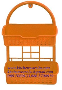 P00080 ชั้นวางสบู่ 2 ชั้น พลาสติก (ราคาต่อโหล)