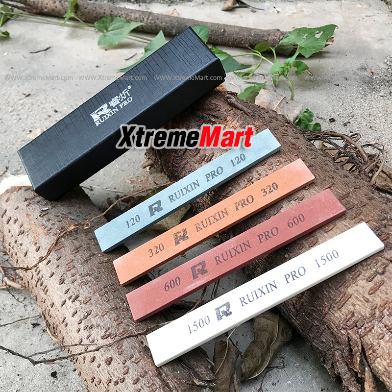 ชุดหินลับมีด เครื่องลับมีด ที่ลับมีด Ruixin Pro RX-008 Professional Kitchen Knife Sharpener System Fix-angle 4 Stones (ชุดละ)