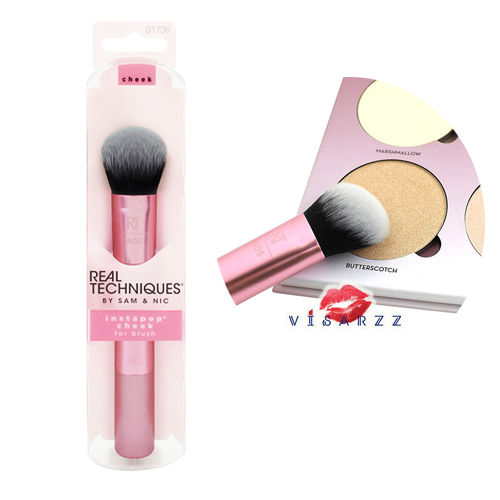 Real Techniques Instapop Cheek for Blush เรียลเทคนิค แปรงปัดแก้ม ปลายตัดเฉียง องศาปัดแก้มลงตัวตามแนวแก้มได้อย่างสมบูรณ์แบบ