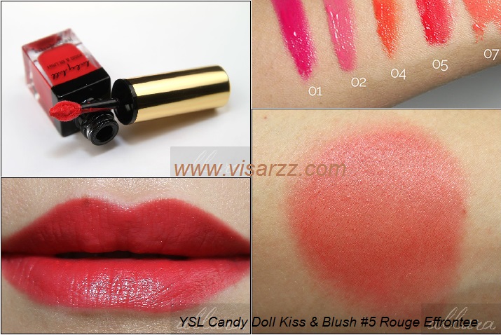 YSL Baby Doll Kiss & Blush #5 Rouge Effrontee