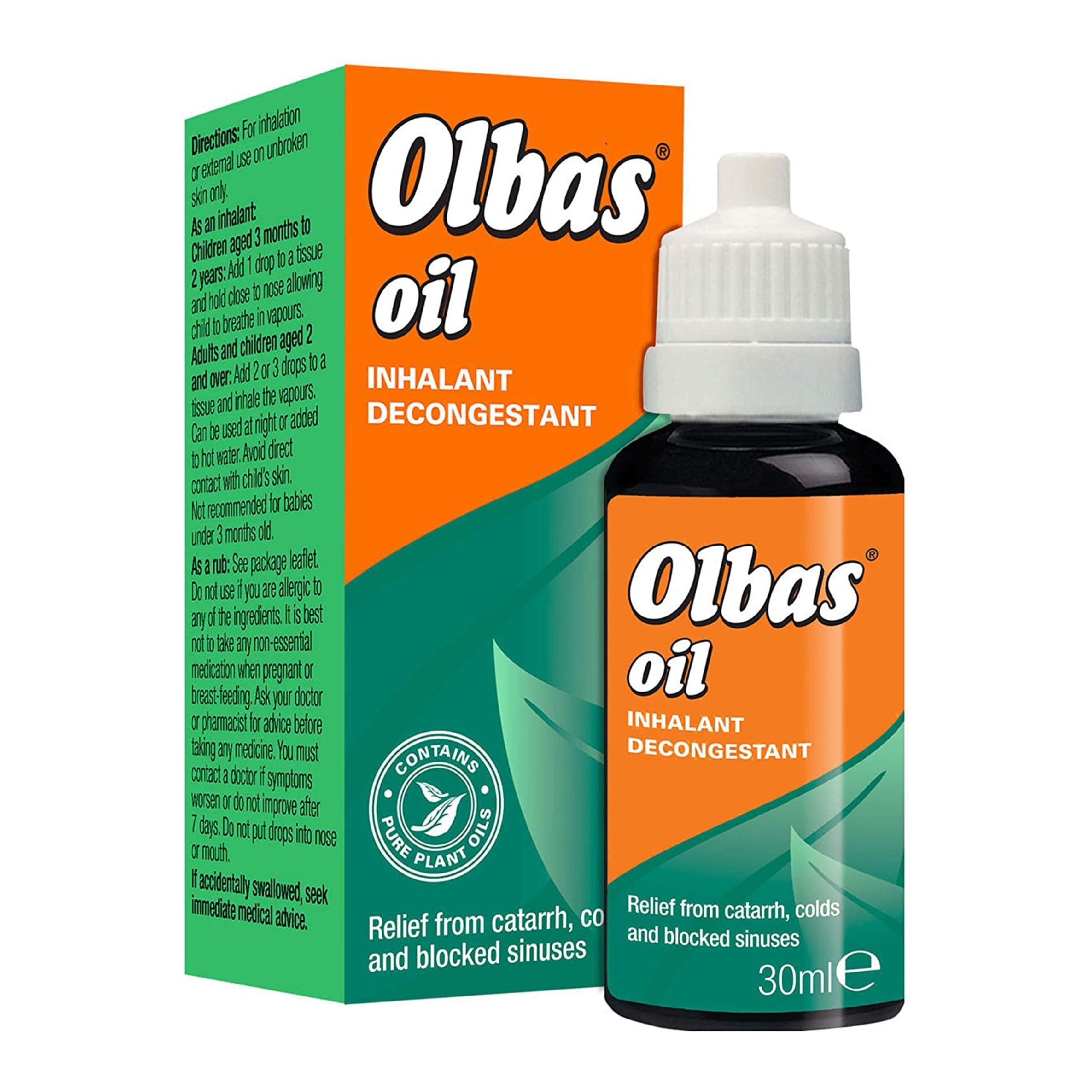 น้ำมันหอมระเหยลดอาการคัดจมูก Olbas Inhalant Decongestant Oil