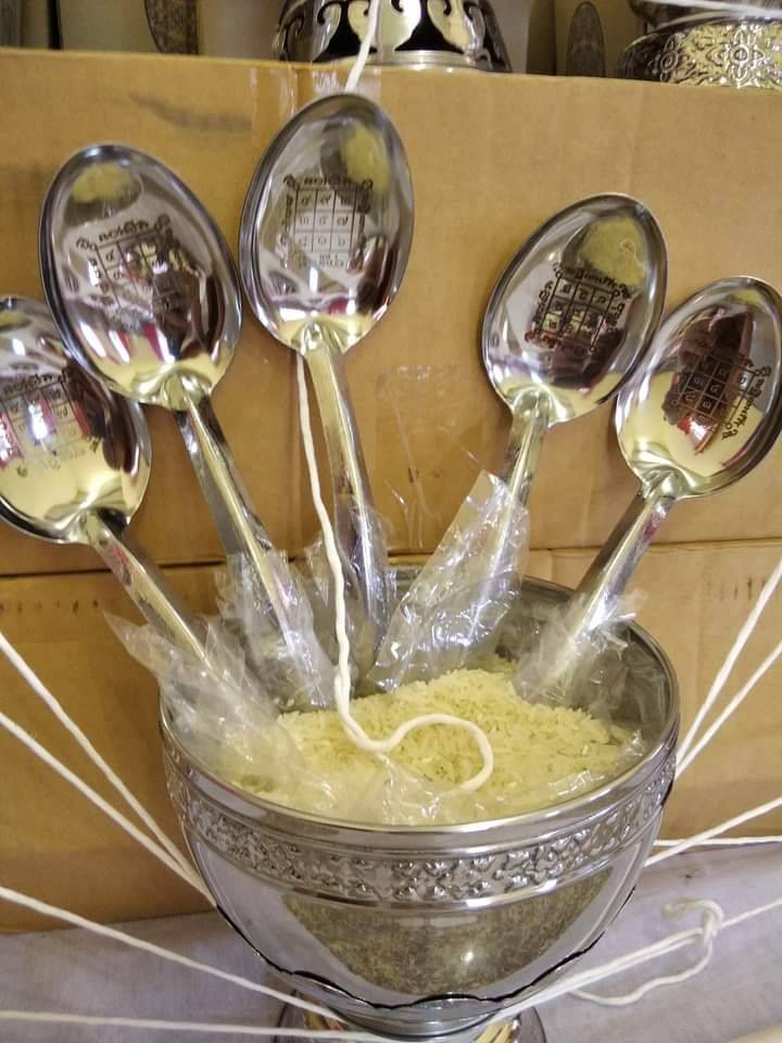 ทัพพี มหาจตุโรกวักทรัพย์(ลงยันต์จตุโรบังเกิดทรัพย์) ปี2564 #รับประกันแท้