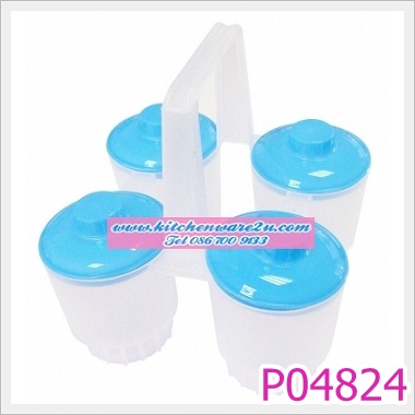 P04824 พวงพริก 4 หัว มีฝา เกรดเอ สีหวาน No.317 B1 ราคาส่งต่อ 1 โหล : 12 ชุด