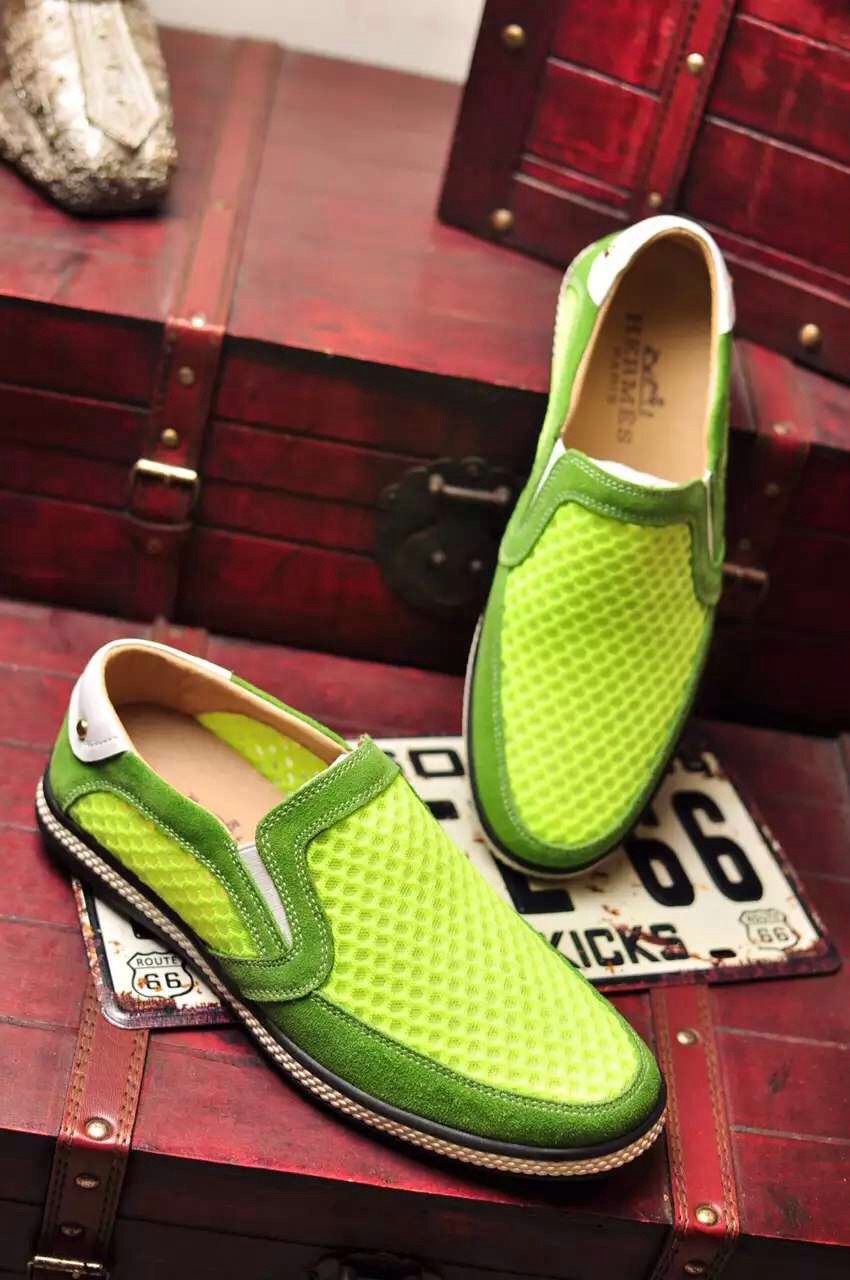 รองเท้า hm leather size 38-44 มี 5 สี เขียว เขียวลายฟ้า น้ำตาล ฟ้า ดำ code v0004175