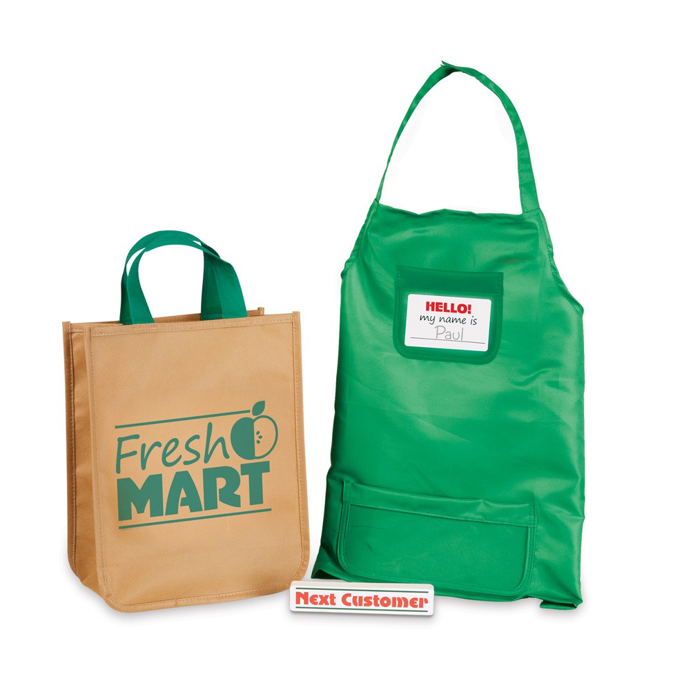 ชุดอุปกรณ์ของเล่นซุปเปอร์มาร์เก็ต Melissa & Doug Fresh Mart Grocery Store Companion Collection