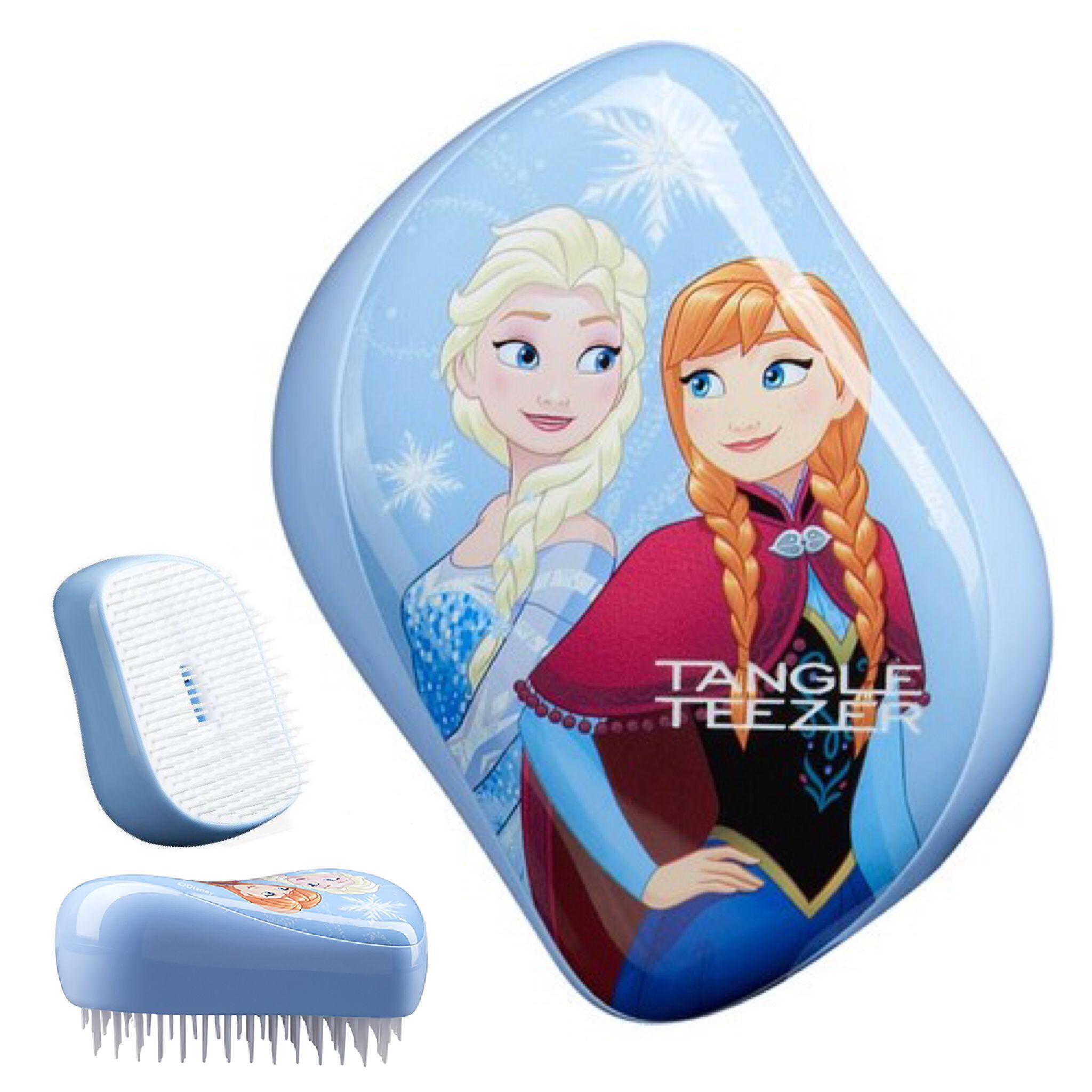 หวีมหัศจรรย์ Tangle Teezer On-The-Go Compact Styler Detangling Hairbrush (Disney Frozen Limited Edition)