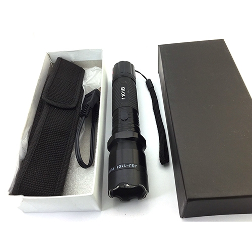 เครื่องช็อตไฟฟ้าไฟฉายแบบพกพารุ่นกำลังไฟสูง 1000 KV Type 1101 Police Flashlight