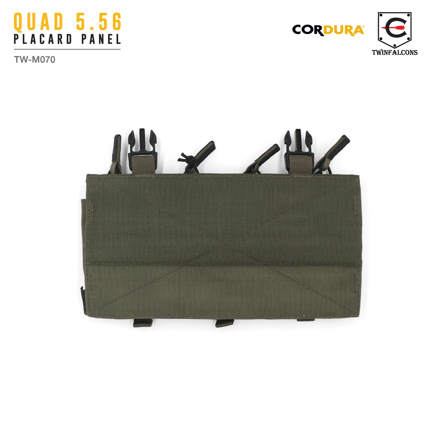 ซองแม็กกาซีน Quad 5.56 Placard Panel ( Twinfalcons ) [ TW-M070 ] (K1890)