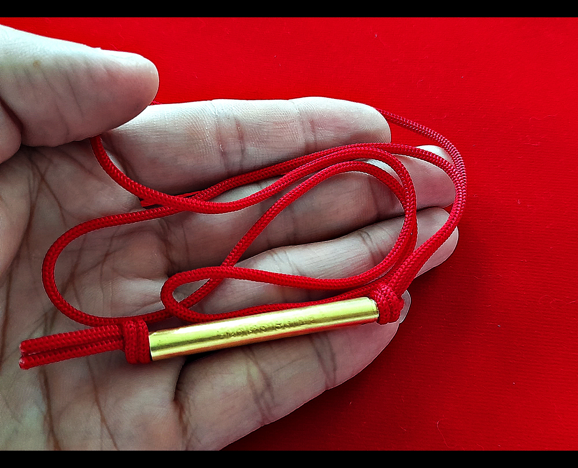 ตะกรุดยันต์เกราะเพชร เชือกแดง ปี2562 #รับประกันแท้ (เข้าพิธีเสาร์5 วัดท่าซุง)