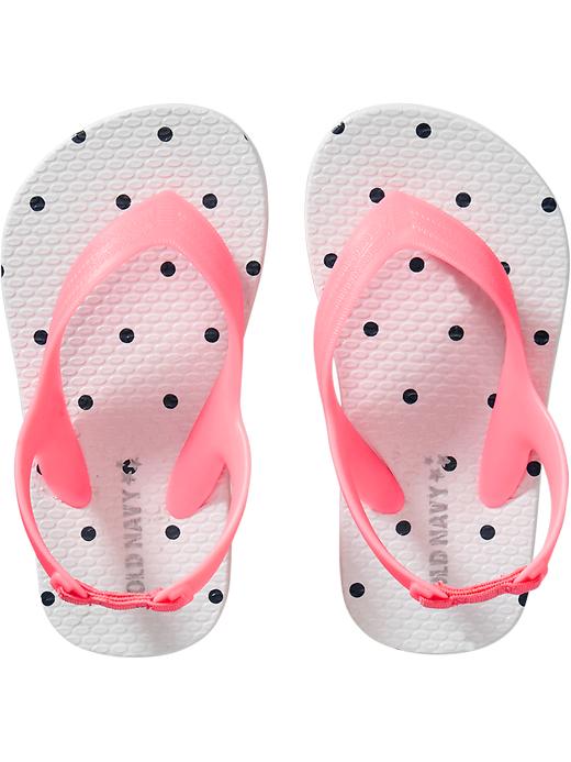 รองเท้าแตะรัดส้น Old Navy Patterned Flip-Flops for Baby สี Neutral Camel ไซส์ 8